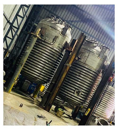 Completed industrial process reactor